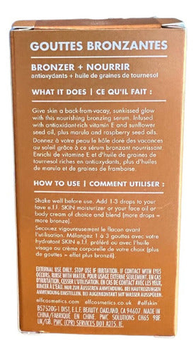Elf Bronceador Maquillaje Liquido Facial Rose Gold 30ml
