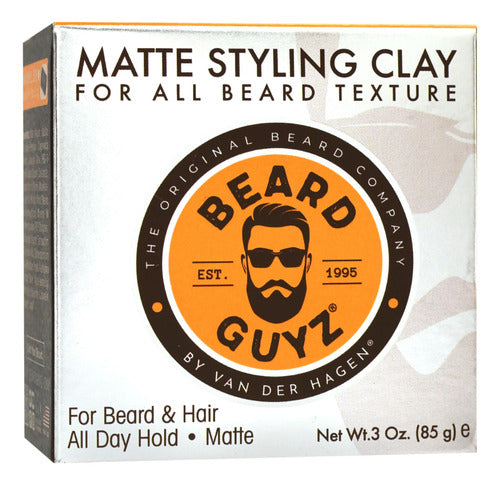 Beard Guyz Matte Styling Clay Bálsamo Para Barba Y Cabello