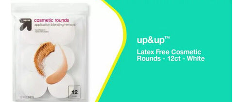 Esponja De Maquillaje Up&up Suave Y Precisa 12rounds Blanco Mediana