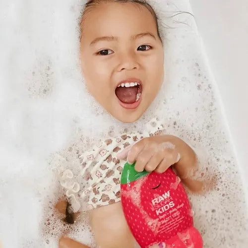 Bubble Bath + Body Wash Kids Strawberry Vainilla Raw Sugar Neutra