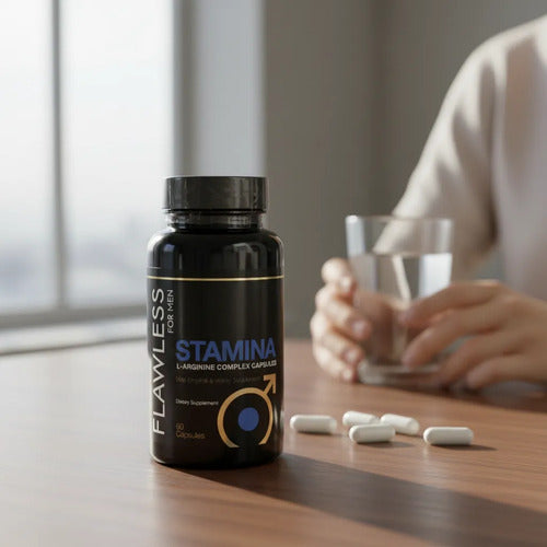 L-arginina L-citrulina Stamina Apoyo De Energía 60 Capsulas Sin Sabor