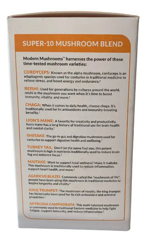 Force Factor Suplemento Alimenticio Hongos 30 Capsulas Sin Sabor