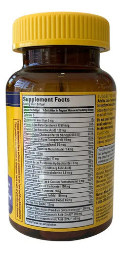 Nature Made Postnatal Multi + Dha 200 Mg 60 Softgels Sin Sabor