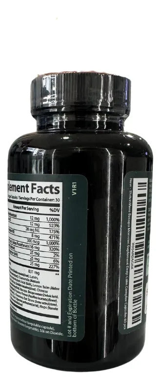 Suplemento De Cortisol Para Ansiedad Y Estrés 60 Capsulas Sin Sabor