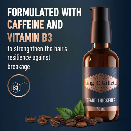 Densificador Para Barba King C. Gillette Beard Thickener