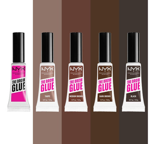 Nyx The Brow Glue Gel Tono Medium Brown