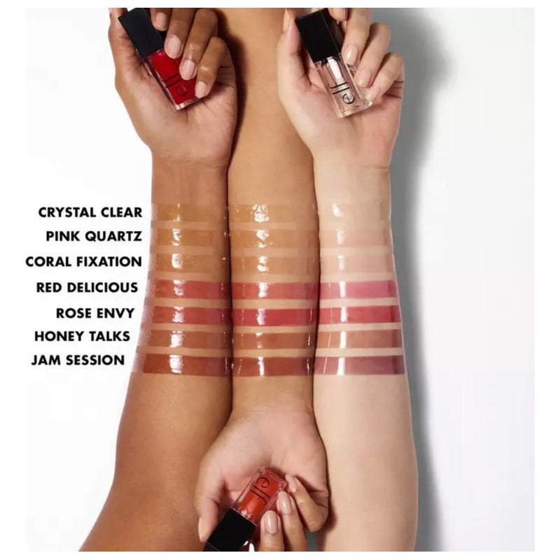 E.l.f. Glow Reviver Lip Oil Ultra Brillante Coral Fixation