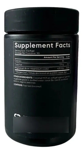 Oxido De Magnesio Suplemento Mujer Y Hombre 90 Capsulas Sin Sabor