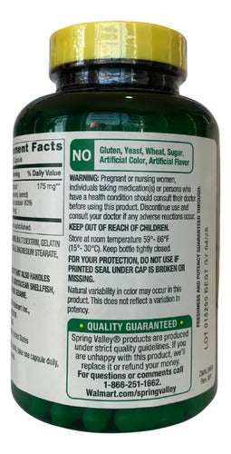 Cardo Mariano 175 Mg 180 Capsulas Sin Sabor Libre De Gluten Sin Sabor
