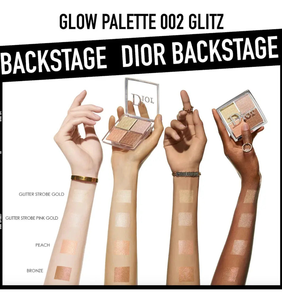 Dior Backstage Glow Face Palette 02 Glitz Dorado