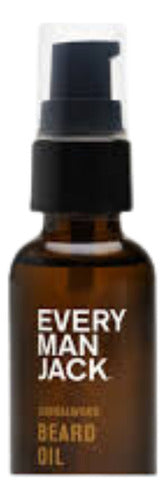 Every Man Jack Beard Oil Aceite Para Barba Hidratante - Aceite De Argán Y Vitamina E