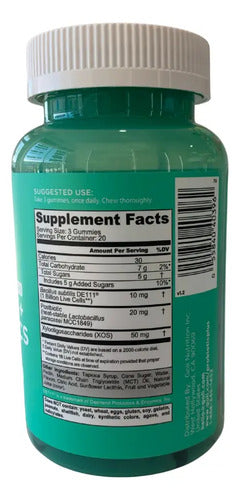 Goli Probioticos Gummies Salud Digestiva 60 Gomitas Frutos Rojos