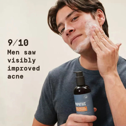 Papatui Limpiador Facial Antiacné 2% Ácido Salicílico 237ml Todo Tipo De Piel Día/noche