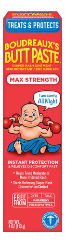 Boudreaux Butt Paste Pomada Para Rozadura De Pañal Crema