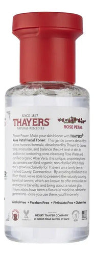 Thayers Tónico Rose Petal 89 Ml, Tonifica Y Refresca Todo Tipo De Piel