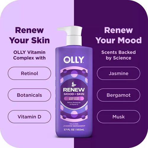 Jabón Líquido Olly Body Wash 502ml Jasmine Bergamota