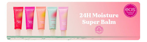 Eos Super Balm 5 Pack 24 Hrs Hidratación Labial