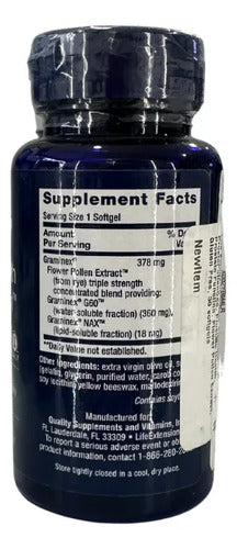 Life Extension 30 Capsulas Para Salud Prostática Suplemento Sin Sabor