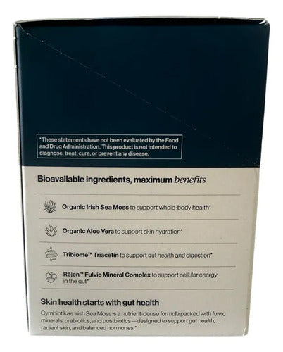 Musgo Marino Irlandés Salud Digestiva + Tiroides 180ml Limon Vainilla