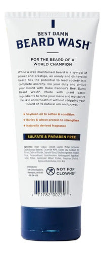 Duke Cannon Best Damn Beard And Face Lotion Crema Facial Para Hombre