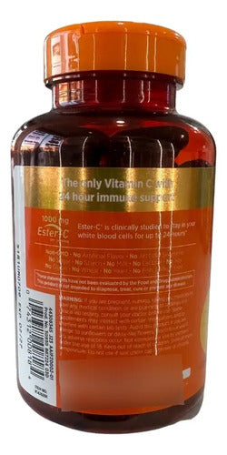 Vitamina C 1000 Mg Minerales Mujer Y Hombre 120 Capsulas Sin Sabor