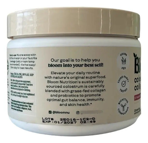 Suplemento Colageno Y Vitamina B12 Para Piel, Cabello Y Uñas Sin Sabor