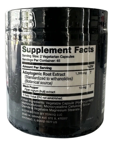 Antiestrés Reduce Cortisol Suplemento Premium 90 Capsulas Sin Sabor