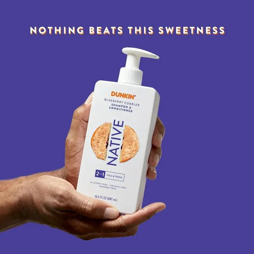 Shampoo & Acondicionador Dunkin 2-in-1 Blueberry 487 Ml