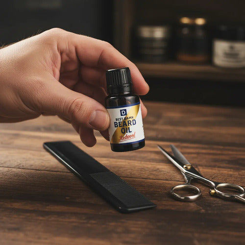 Best Damn Beard Oil Travel Size Duke Cannon Redwood