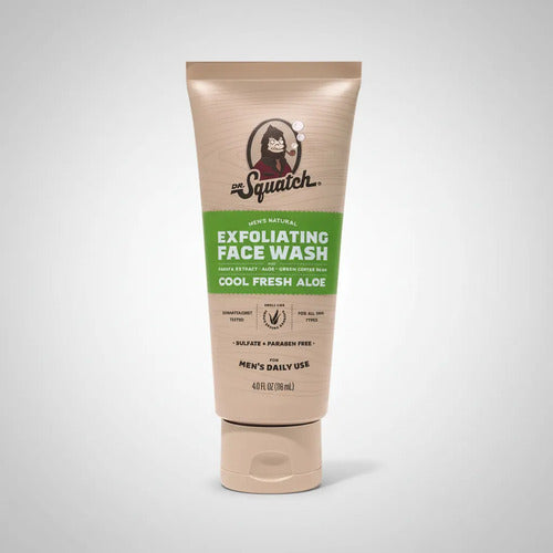 Jabón Facial Exfoliante Cool Freh Aloe Dr. Squatch