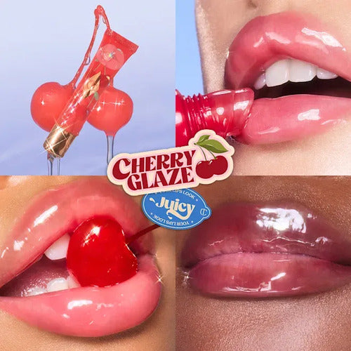Charlotte Tilbury Unreal Lips Healthy Glow Nectar Oil Cherry Juicylicius Cherry Glaze