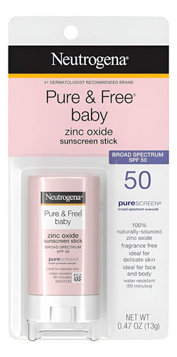 Protector Solar En Barra Pure & Free Baby Neutrogena Spf 50+