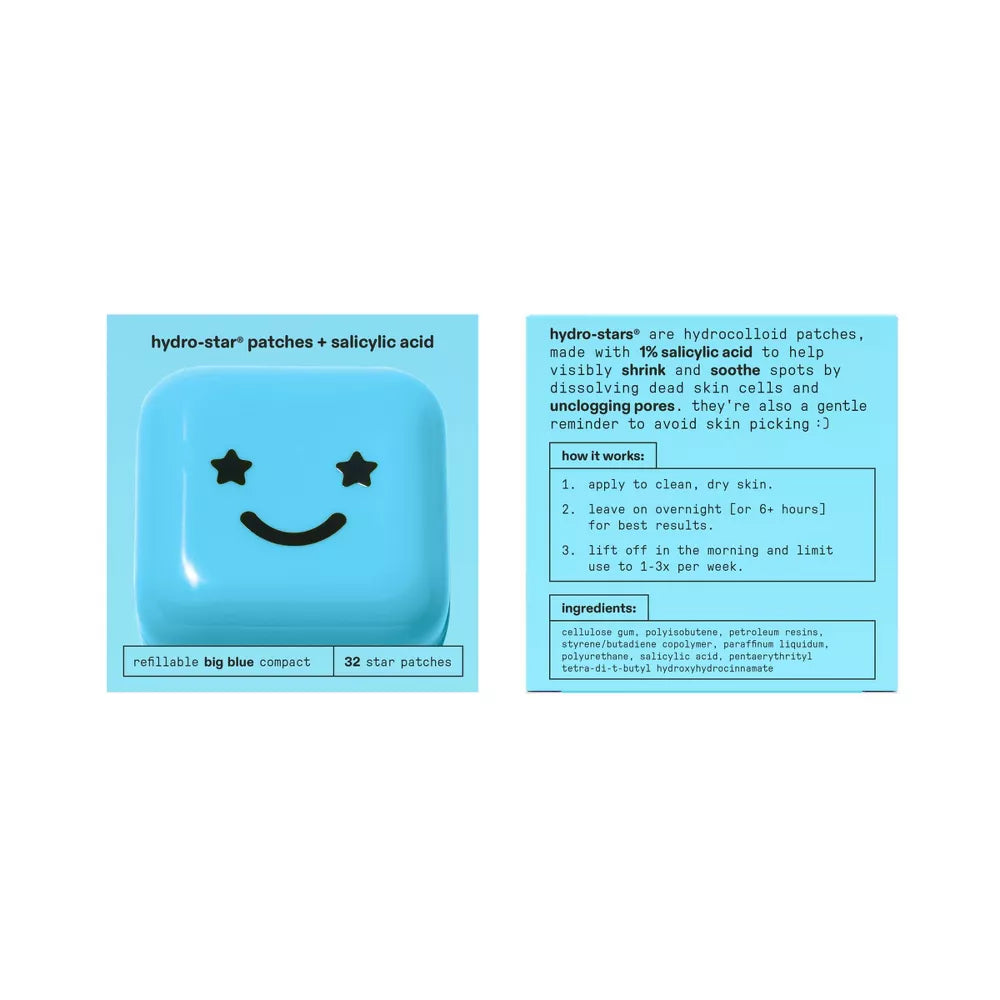 Starface Big Blue Salicylic Acid Pack Ácido Salicílico Anti‑Brotes 32pz