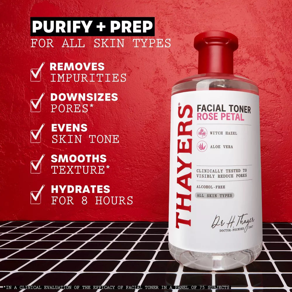 Thayers Toner Rose Petal Tónico Facial Con Pétalos de Rosa 355ml
