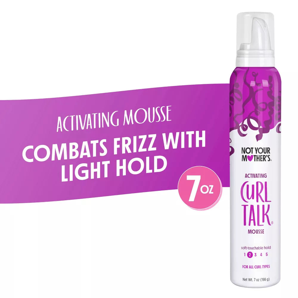 Not Your Mother's Curl Talk Activating Mousse Activador De Rizos 7oz