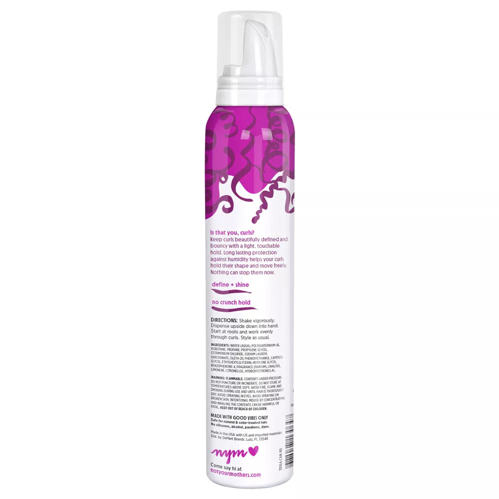Not Your Mother's Curl Talk Activating Mousse Activador De Rizos 7oz