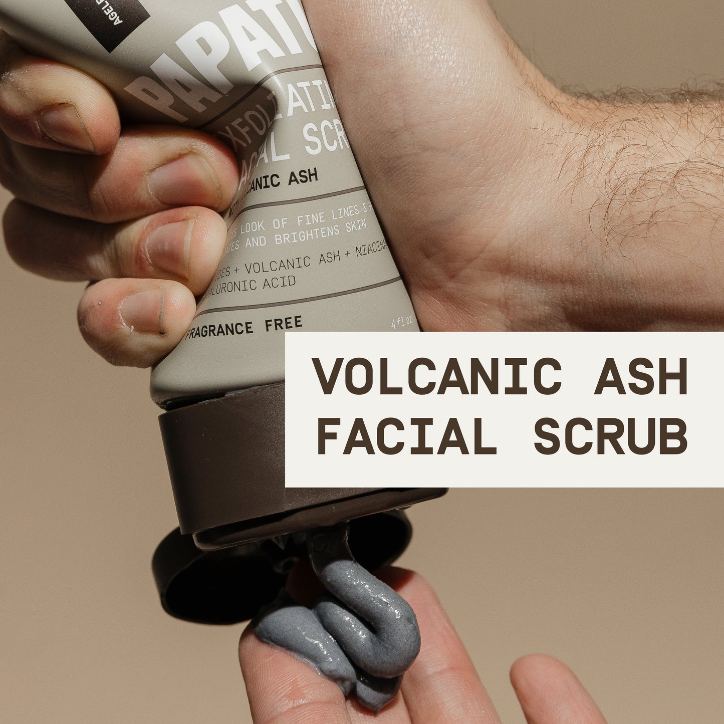 Papatui Ageless Action Facial Exfoliating Scrub Exfoliante Facial Masculino Antiedad