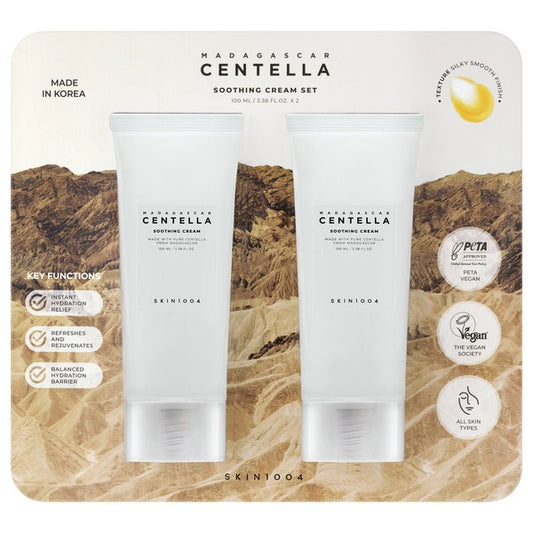 Skin1004 Madagascar Centella Soothing Facial Cream 2 Pack Crema Facial Calmante 3.38oz