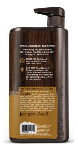 Every Man Jack Mens Wash 3 In 1 Sandalwood