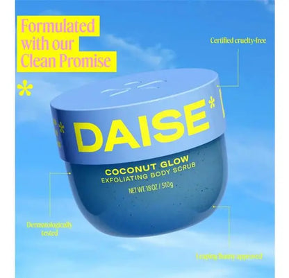 Daise Coconut Glow Exfoliante Corporal Suave Coconut