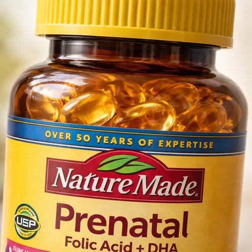 Multivitamínico Prenatal Ácido Fólico Hierro 90 Softgels Sin Sabor