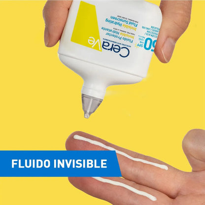 Cerave Fluido Protector Invisible Hidratante 50fps 50ml