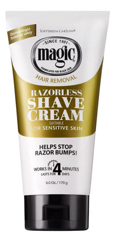 Crema Depilatoria Para Cabeza Calva Sin Navaja Magic Shave Normal