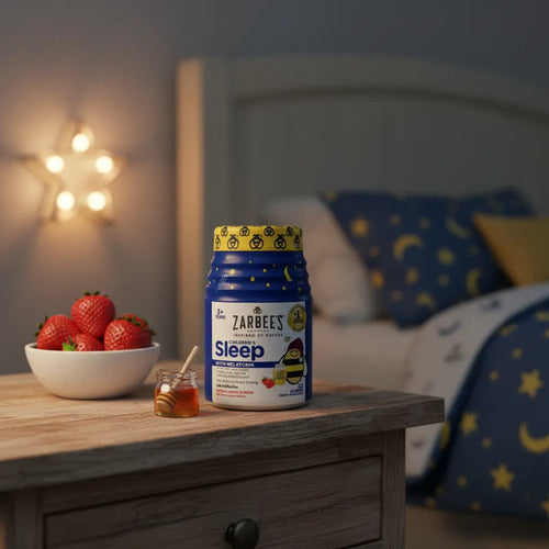 Melatonina Kids 1mg 50 Gomitas Frutos Rojos Mejora El Sueño Frutos Rojos