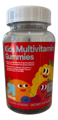 Multivitaminico Para Niños 70 Gomitas Vitaminas Infantil Tutifruti