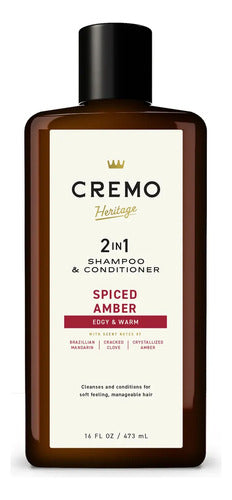 Shampoo Y Acondicionador 2 En 1 Cremo Spiced Amber 473ml