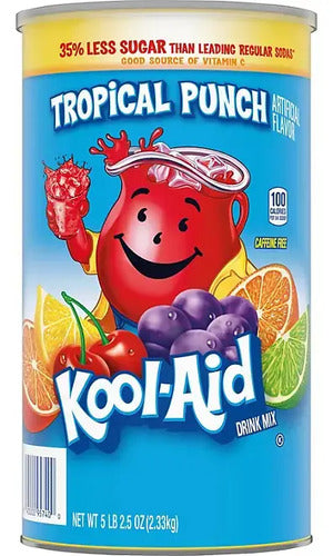 Kool Aid Sabor Tropical Punch En Polvo 2.33kg