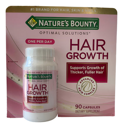Sérum Para El Crecimiento Del Cabello Nature's Bounty Sin Sabor