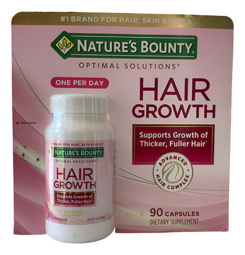 Sérum Para El Crecimiento Del Cabello Nature's Bounty Sin Sabor