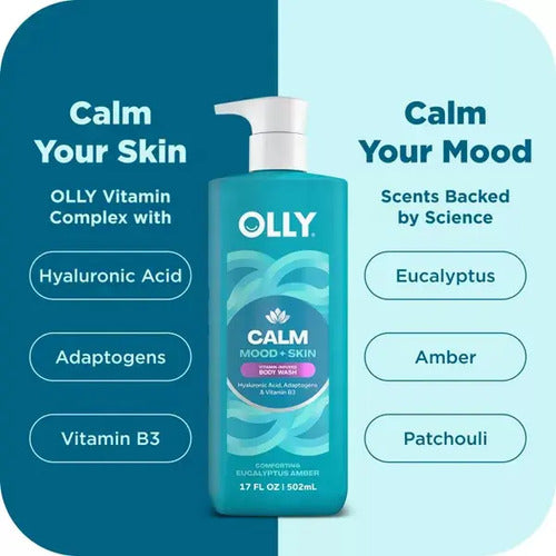 Olly Body Wash Eucalyptus Amber 502ml